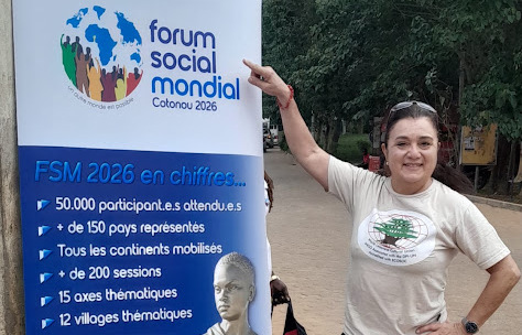 Una olavarriense en el Foro Social Mundial en África