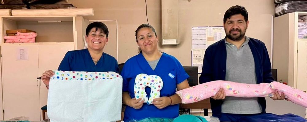 El costurero que cose para todo el hospital
