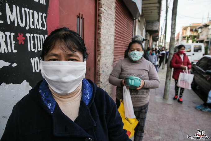 mujeres en pandemia garganta poderosa