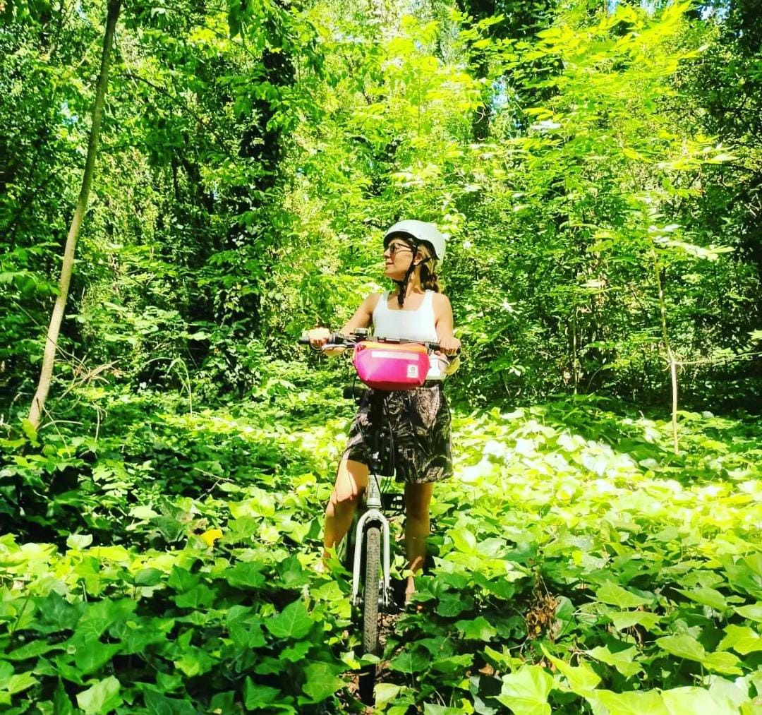 Jesica Bicicleteando