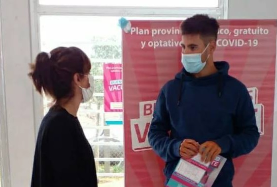 natalia alvarez junto a agustin verice
